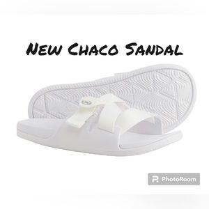 Chaco Chillos Slide White Woman’s Size 10 New With Tag